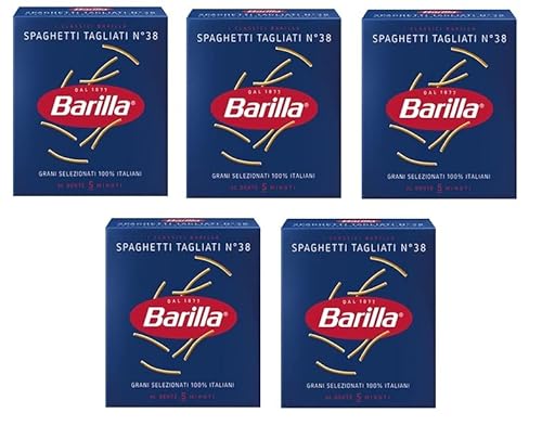 5x Pasta Barilla Spaghetti Tagliati Nr. 38 Italienisch Nudeln 500g pack von Barilla