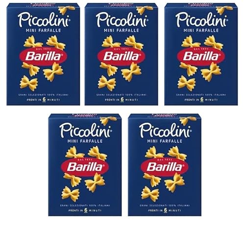 5x Pasta Barilla piccolini Mini farfalle italienisch Nudeln 500 g pack von Barilla