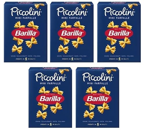 5x Pasta Barilla piccolini Mini farfalle italienisch Nudeln 500 g pack 5x Pasta Barilla piccolini Mini farfalle italienisch Nudeln 500 g pack von Barilla