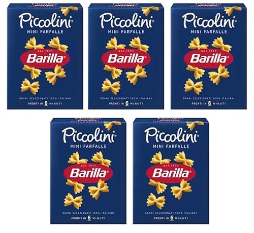 5x Pasta Barilla piccolini Mini farfalle italienisch Nudeln 500 g pack von Barilla