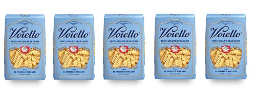 5x Voiello Il Fusillo Bucato n°145 Pasta 100% Italienischer Weizen 500g Teigwaren aus Hartweizengrieß Bronze-Zeichnung von Barilla