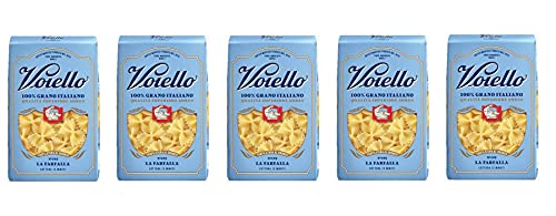 5x Voiello La Farfalla n°192 Pasta 100% Italienischer Weizen 500g Teigwaren aus Hartweizengrieß Bronze-Zeichnung von Barilla
