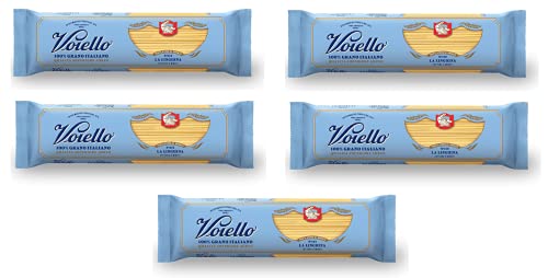 5x Voiello La Linguina n°112 Pasta 100% Italienischer Weizen 500g Teigwaren aus Hartweizengrieß Bronze-Zeichnung von Barilla