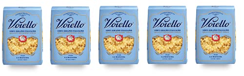 5x Voiello La Mafalda n°140 Pasta 100% Italienischer Weizen 500g Teigwaren aus Hartweizengrieß Bronze-Zeichnung 5x Voiello La Mafalda n°140 Pasta 100% Italienischer Weizen 500g Teigwaren aus Hartweizengrieß Bronze-Zeichnung von Barilla