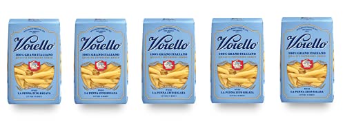 5x Voiello La Penna Zito Rigata n°155 Pasta 100% Italienischer Weizen 500g Teigwaren aus Hartweizengrieß Bronze-Zeichnung 5x Voiello La Penna Zito Rigata n°155 Pasta 100% Italienischer Weizen 500g Teigwaren aus Hartweizengrieß Bronze-Zeichnung von Barilla