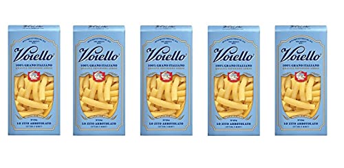 5x Voiello Lo Zito Arrotolato n°194 Pasta 100% Italienischer Weizen 500g Teigwaren aus Hartweizengrieß Bronze-Zeichnung von Barilla