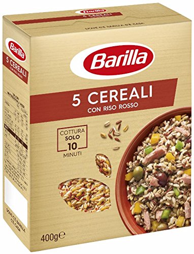 6x Barilla 5 Cereali con Riso rosso mit rotem Reis Vollkorn italienisch 320g von Barilla
