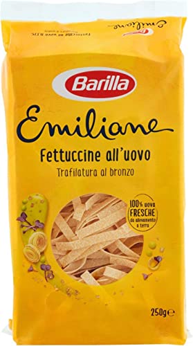 6x Barilla Emiliane Fettuccine all'uovo n. 175 Nudeln mit ei 250g von Barilla