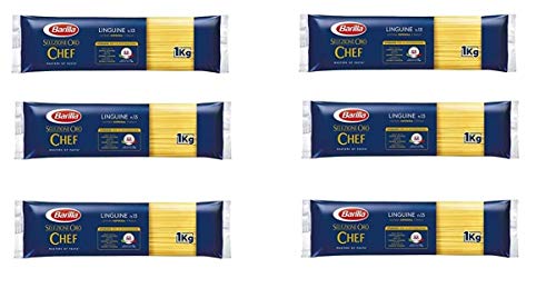 6x Barilla Pasta Selezione Oro Chef Linguine n°13 italienisch Nudeln 1kg pack 6x Barilla Pasta Selezione Oro Chef Linguine n°13 italienisch Nudeln 1kg pack von Barilla