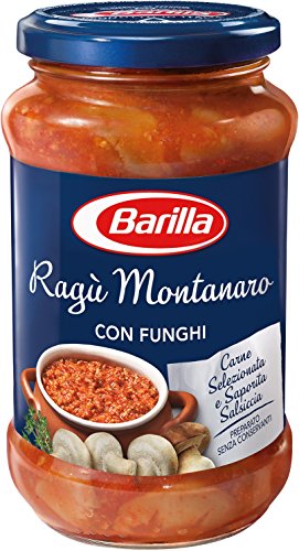 6x Barilla Ragù Montanaro pastasauce tomatensauce mit Pilze 400g aus italien von Barilla