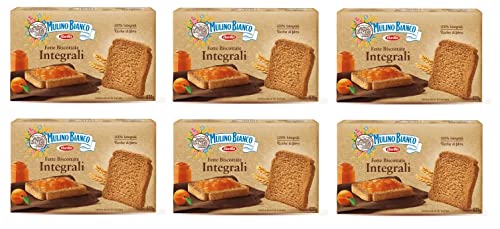 6x Mulino Bianco Fette Biscottate Volkoren 630 g Vollkorn Zwieback aus italien 6x Mulino Bianco Fette Biscottate Volkoren 630 g Vollkorn Zwieback aus italien von Barilla