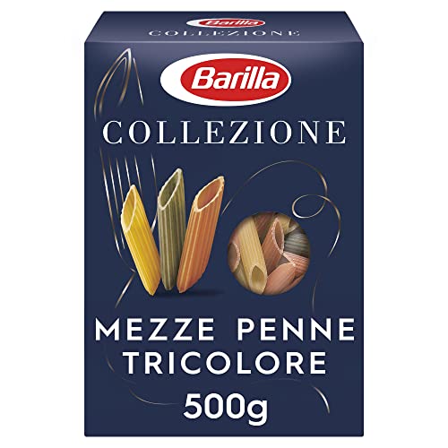 Barilla Collezione Mezze Penne Tricolore, 500 g von Barilla