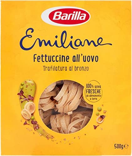 Barilla Emiliane Fettuccine all'uovo n 430 Pasta und ei 500g mehr raues Gebäck von Barilla