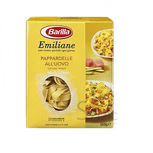 Barilla Emiliane pappardelle all'uovo n. 227 Nudeln mit ei 500g Barilla Emiliane pappardelle all'uovo n. 227 Nudeln mit ei 500g von Barilla