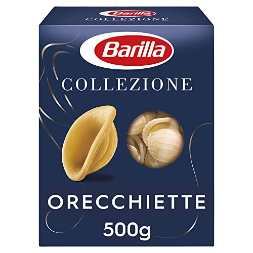 Barilla Collezione Orecchiette Pasta aus hochwertigem Hartweizen immer al dente, 12er Pack (12 x 500 g) von Barilla