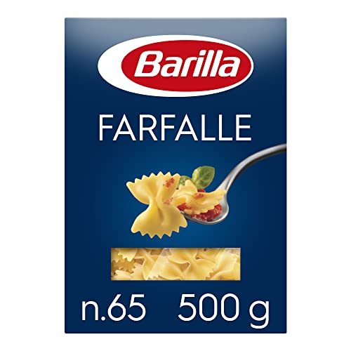 Barilla Pasta Klassische Farfalle n.65 aus hochwertigem Hartweizen immer al dente, 4 x 500g von Barilla
