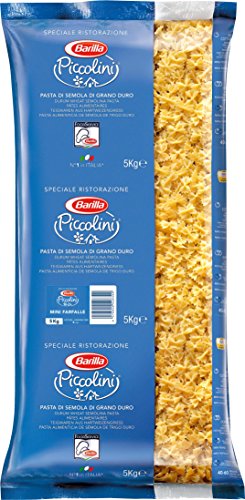 Barilla Hartweizen Pasta Piccolini Mini Farfalle – 1er Pack (1x5kg) von Barilla