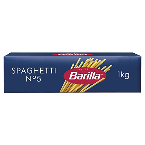 Barilla Pasta Klassische Spaghetti n.5 aus hochwertigem Hartweizen immer al dente, (1 x 1 kg) von Barilla