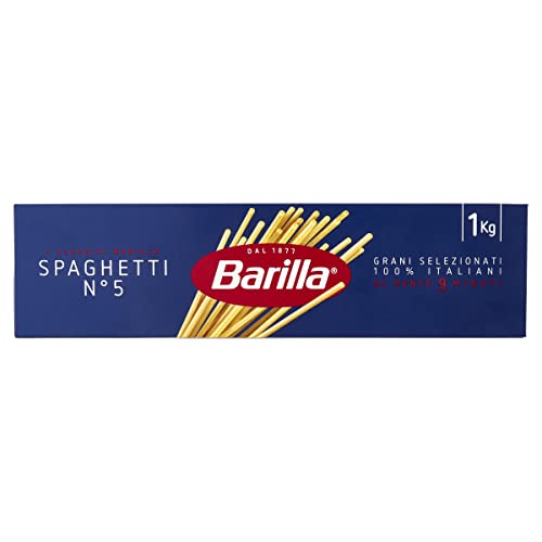 Barilla Pasta Klassische Spaghetti n.5 aus hochwertigem Hartweizen immer al dente, (1 x 1 kg) von Barilla