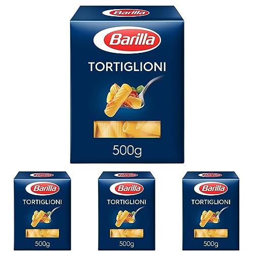 Barilla Hartweizen Pasta Tortiglioni n. 83 – 4er Pack (1 x 500g) von Barilla