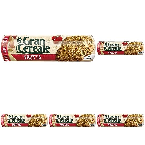 Barilla Kekse Gran Cereale Frutta, 250 g (Packung mit 5) von Barilla