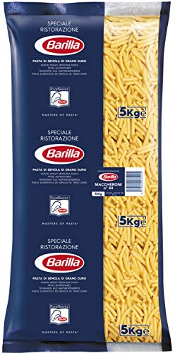 Barilla Weizen Pasta Maccheroni n. 44, Italienische Teigwaren, 1er Pack (1 x 5kg) von Barilla