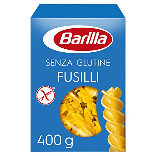 Barilla Pasta Nudeln Glutenfreie Fusilli aus köstlichem Mais und Reis – perfekt für Menschen mit Zöliakie oder Glutenunverträglichkeit 400 g von Barilla