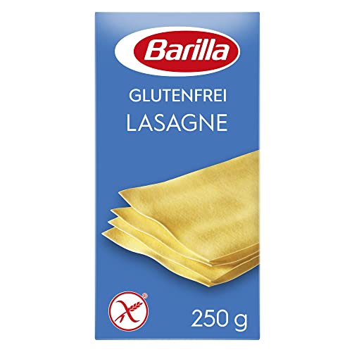 Barilla Pasta Glutenfreie Lasagne aus köstlichem Mais und Reis, perfekt für Menschen mit Zöliakie oder Glutenunverträglichkeit, 10er Pack (10 x 250 g) von Barilla