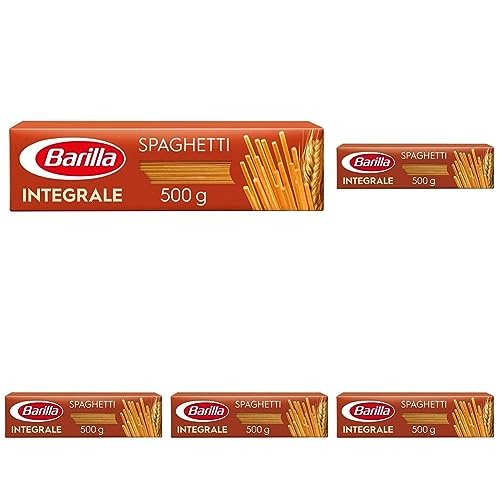Barilla Pasta Integrale Linguine – Vollkorn-Hartweizengrieß-Pasta mit natürlichen Ballaststoffen, 500g (Packung mit 5) von Barilla