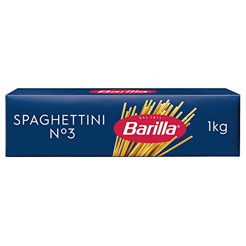 Barilla Pasta Klassische Spaghettini n.3 aus hochwertigem Hartweizen immer al dente, (1 x 1 kg) von Barilla
