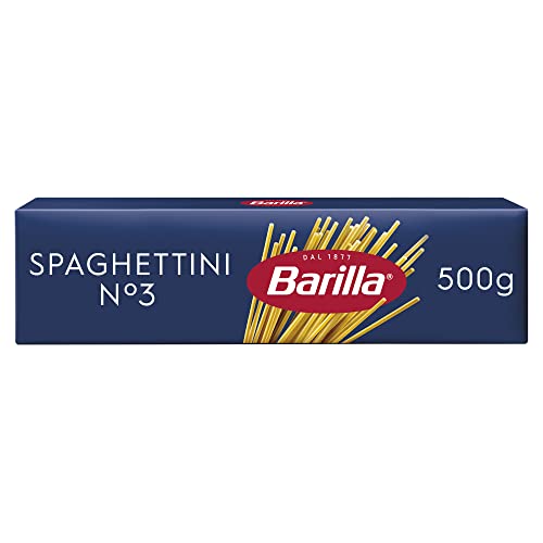 Barilla Pasta Klassische Spaghettini n.3 aus hochwertigem Hartweizen immer al dente (1 x 500 g) von Barilla