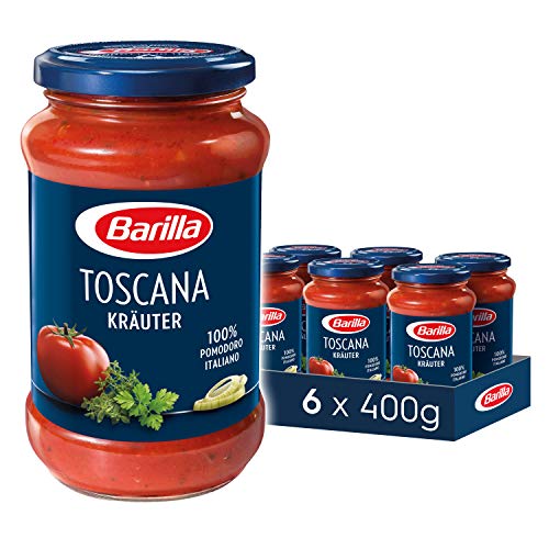 Barilla Pastasauce Toscana Kräuter – Italienische Sauce 6er Pack (6x400g) von Barilla