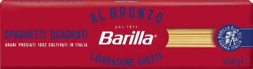 Barilla Spaghetti Quadrati al Bronzo Bronze Gezogene Pasta 400g Rohe Verarbeitungsmethode von Barilla
