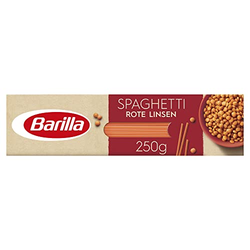 Barilla Pasta Legume aus Hülsenfrüchten Spaghetti Rote Linsen, 1er Pack (1 x 250 g) von Barilla