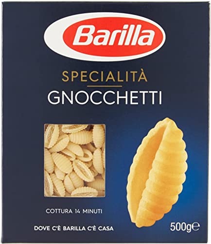 Barilla Spezialitäten Gnocchetti Sardi, kurze Nudeln, Hartweizennudeln - 5 Stück 500 g [2500 g] von Barilla