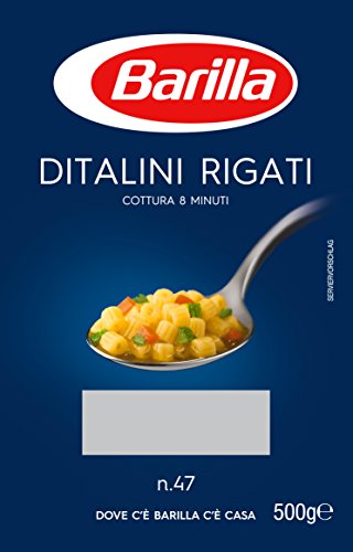 DITALINI RIGATI 24 X 500 G DITALINI RIGATI 24 X 500 G von Barilla