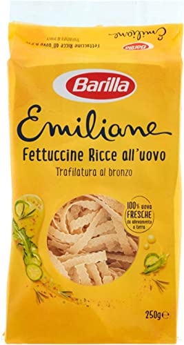 Pasta Barilla Emiliane 100% Italienisch Fettuccine Ricce all'Uovo n°275 Nudeln mit Ei 250g Pasta Barilla Emiliane 100% Italienisch Fettuccine Ricce all'Uovo n°275 Nudeln mit Ei 250g von Barilla
