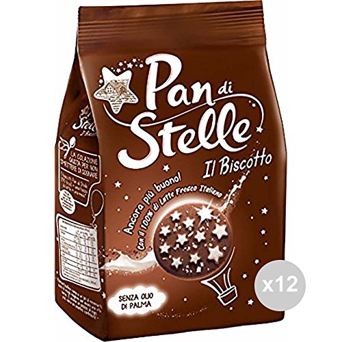 Mulino Bianco Set 12 Pan Biscuits Sterne 350 Gramm Süße Snacks von Barilla