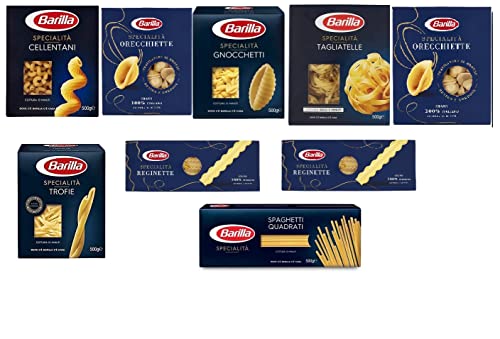 TESTPAKET Pasta Barilla Specialità italienisch Nudeln 9 pack x 500 g von Barilla