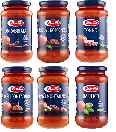 Testpaket Barilla pastasauce tomatensauce Fertige Saucen aus italien 6 x 400g Testpaket Barilla pastasauce tomatensauce Fertige Saucen aus italien 6 x 400g von Barilla