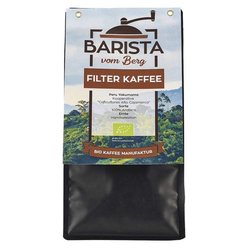 Bio Filter Kaffee, gemahlen, 500g von Barista vom Berg