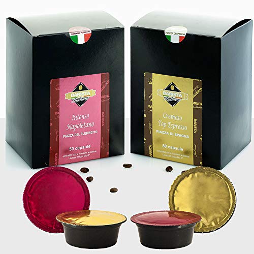 Barista Italiano 100 Lavazza A Modo Mio Kompatible Kaffeekapseln (SORTENPACKUNG) von BaristaItaliano DE