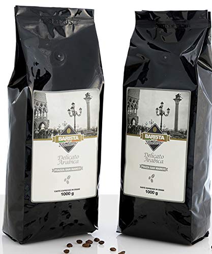 Barista Italiano 2 x 1KG Kaffeebohnen - Premium Geschmack (DELICATO ARABICA) von BaristaItaliano DE