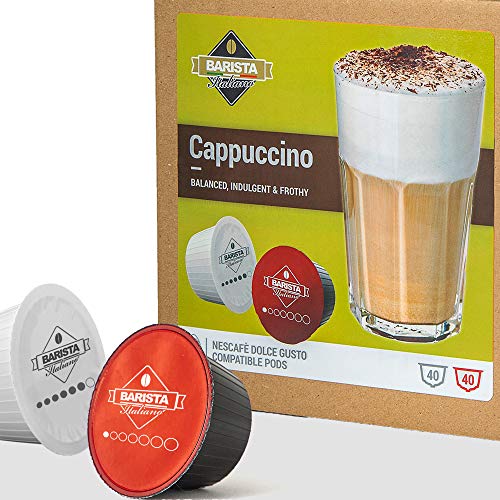 Barista Italiano - Cappuccino - 80 Dolce Gusto Kompatible Kapseln (80 Kapseln, 40 Tassen) von BaristaItaliano DE