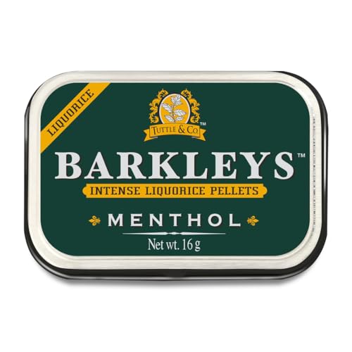 Barkleys Liquorice Pastillen würzig Lakritz mit Menthol Geschmack 16g von Barkleys