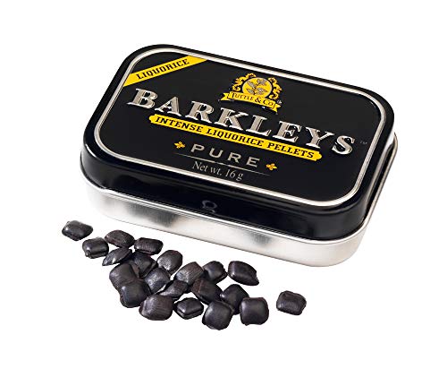 Barkleys Liquorice Pellets Pure 12 x 16 gr. Stark Lakritze von Barkleys Tuttle & Company