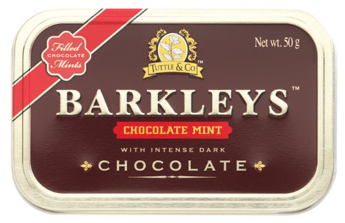 Barkleys Chocolate Mints Tin - Barkleys Schokolade Minze Dose von Barkleys