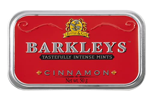 Barkleys Classic Mints Cinnamon, tins (6 x 50 g) von Barkleys