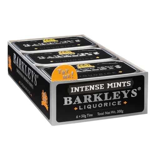 Barkleys Classic Mints -Liquorice, 6er Pack (6 x 50 g) von Barkleys