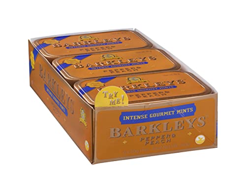 Barkleys Pepper & Peach Gourmet Mints 6 x 50 gr von Barkleys